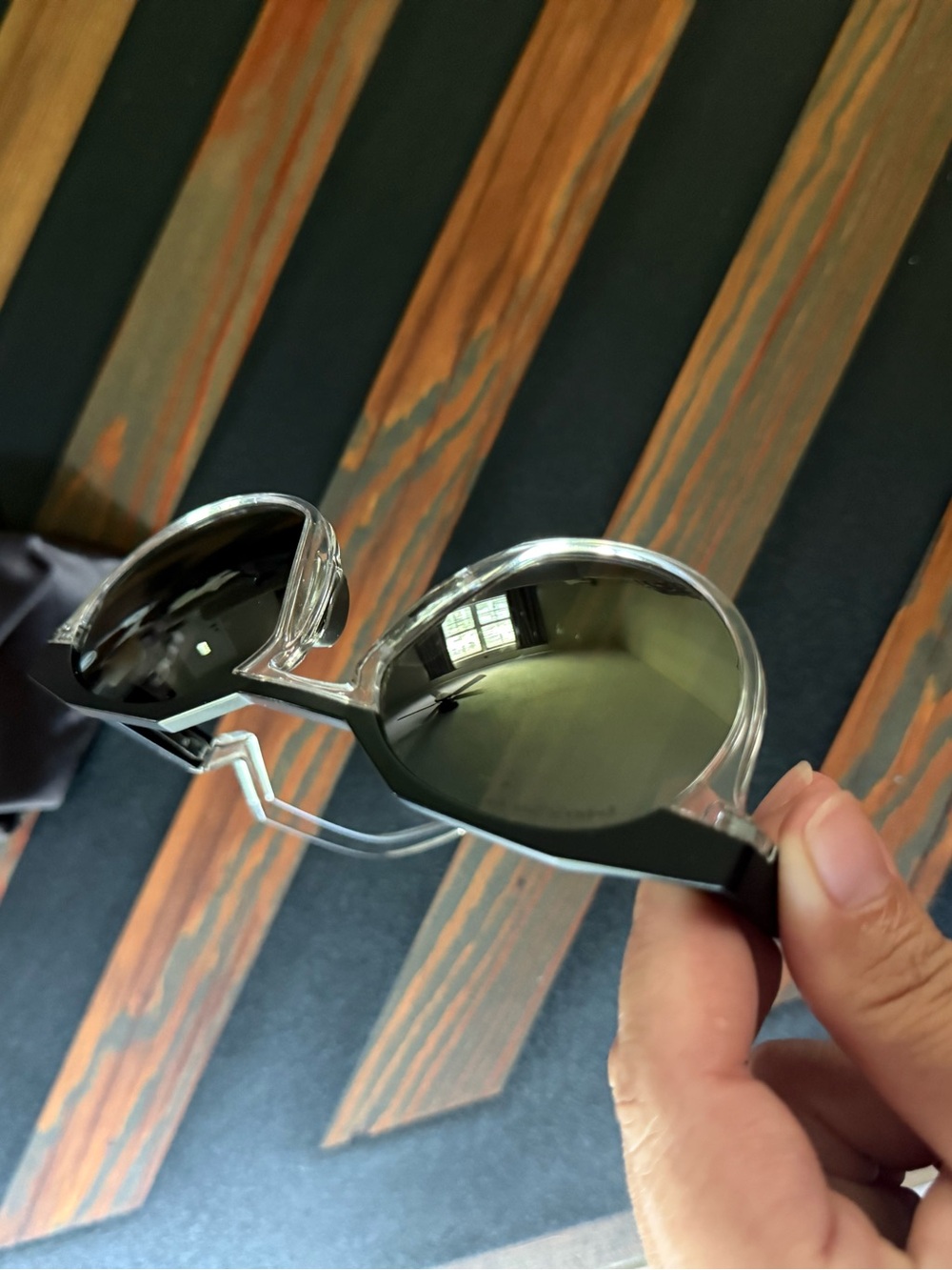 Oakley HSTN Black/Clear Polarized Sunglasses - Picture 9 of 11